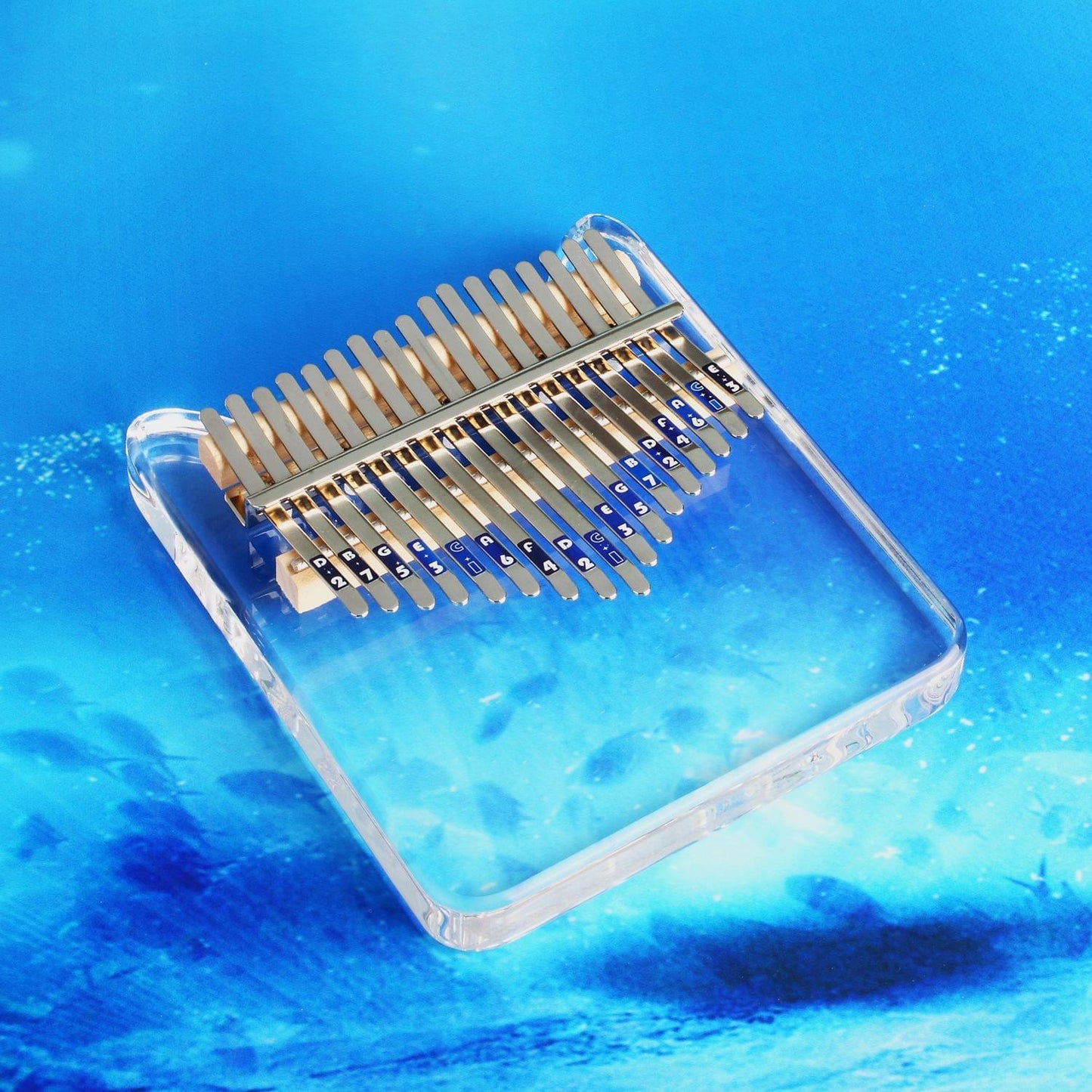 17 Keys Crystal Kalimba African Thumb Transparent Finger - Cat
