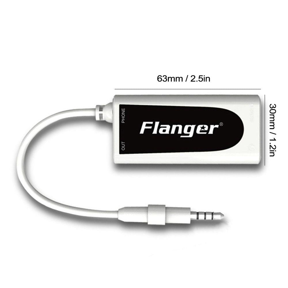 Converter Adapter for Cell Phone Phone to Guitar Bass Effect