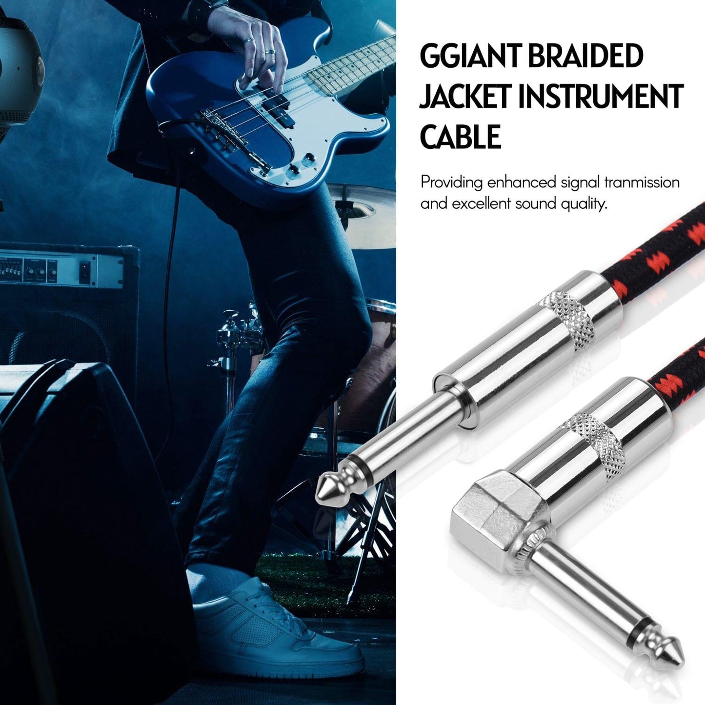 Ggiant ASC-30-5 Musical Instrument Cable High Shield - 5m