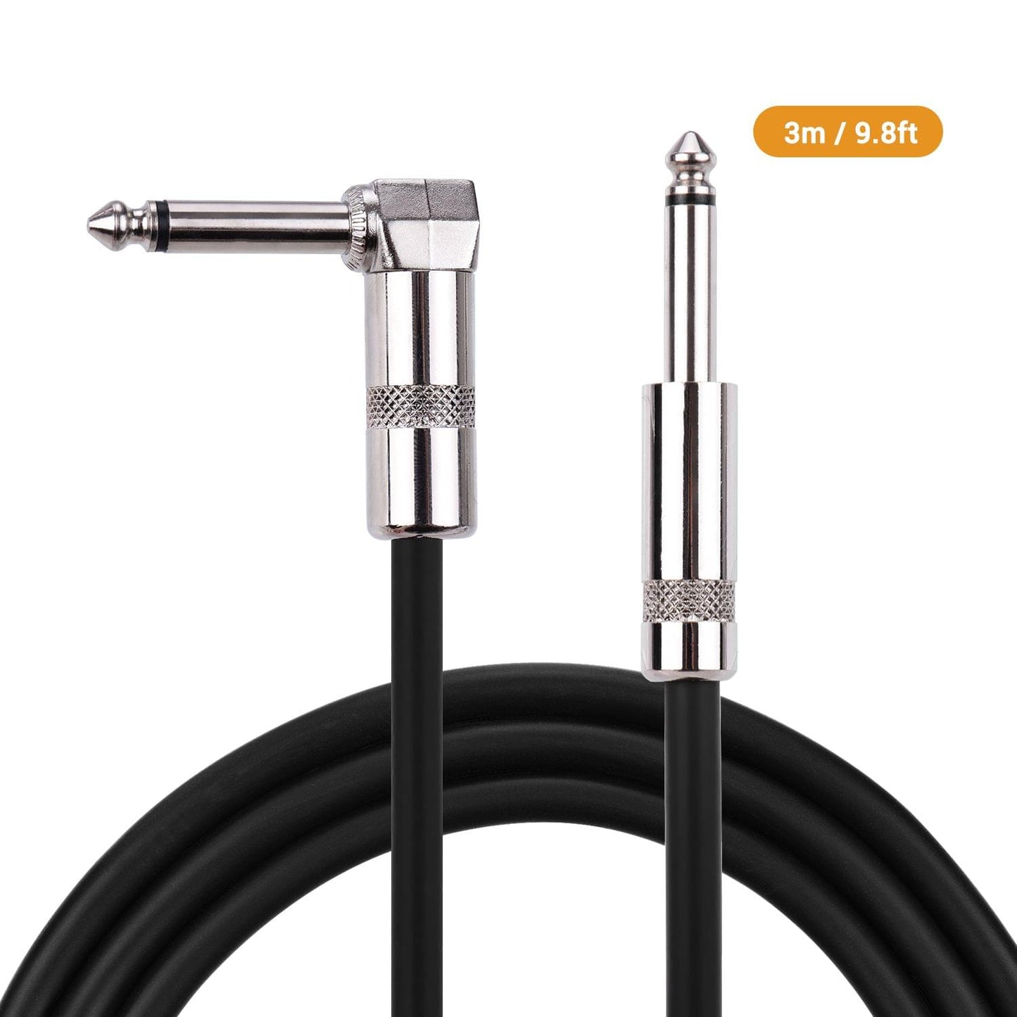 Ggiant ASC-21 Musical Instrument Cable Straigth to Right - 3m