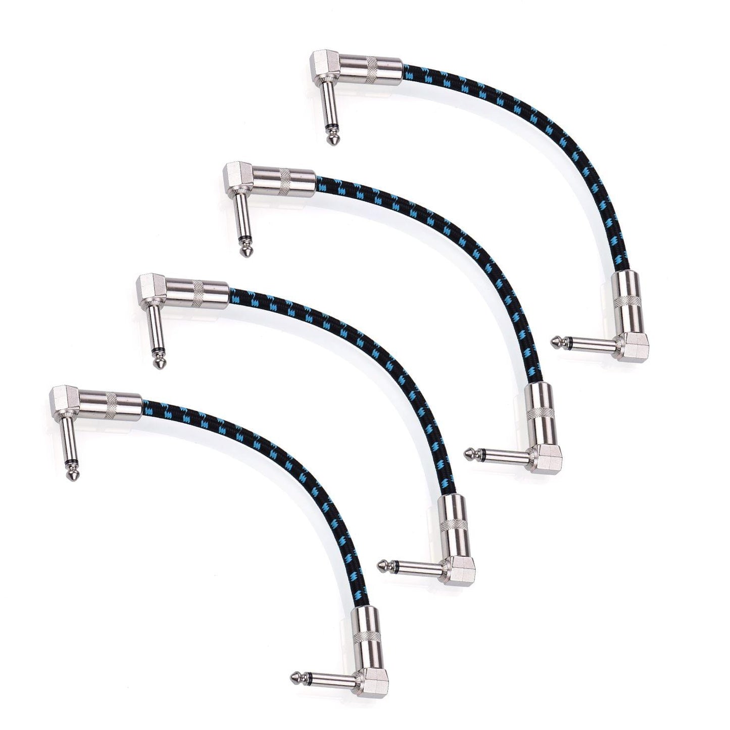 Ggiant AC-18-3 Guitar Pedal Patch Cables 6 Inch Length