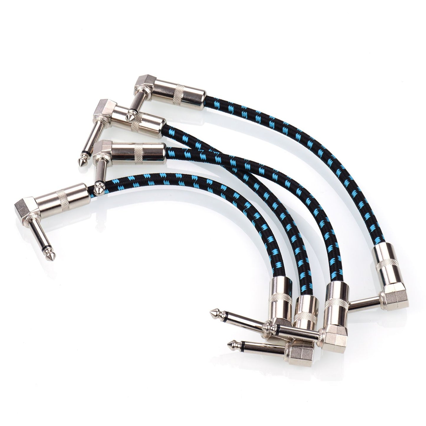 Ggiant AC-18-3 Guitar Pedal Patch Cables 6 Inch Length