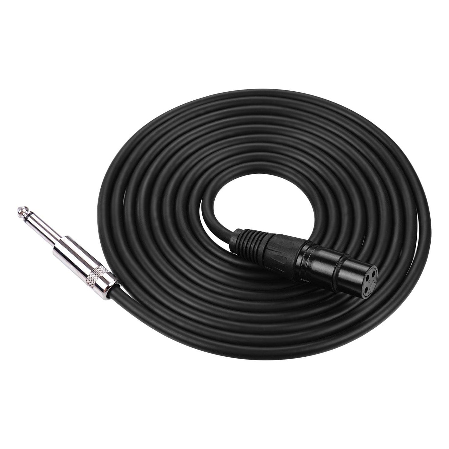 Ggiant Microphone Cable XLR Female Connector to 1/4 Inch TS - 5m