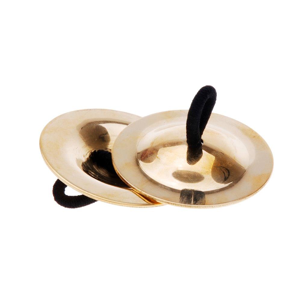 Belly Dancing Gold Finger Cymbals Musical Instrument