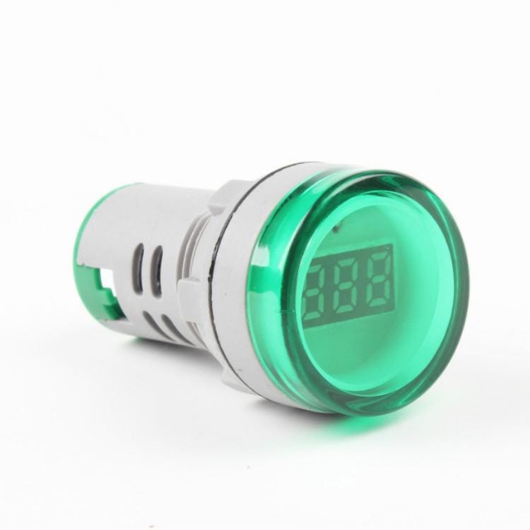 AD16-22DSV Mini Digital Display 60-500V General Indicator AC Voltmeter, Open Hole: 22mm (Green)