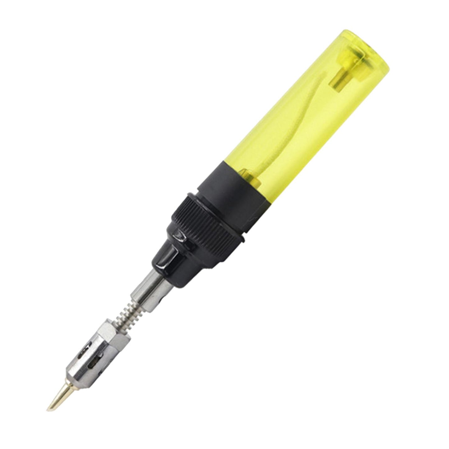 Butane Gas Cordless Soldering Iron Kit Torch Heat Solder Welding Pen Yellow
