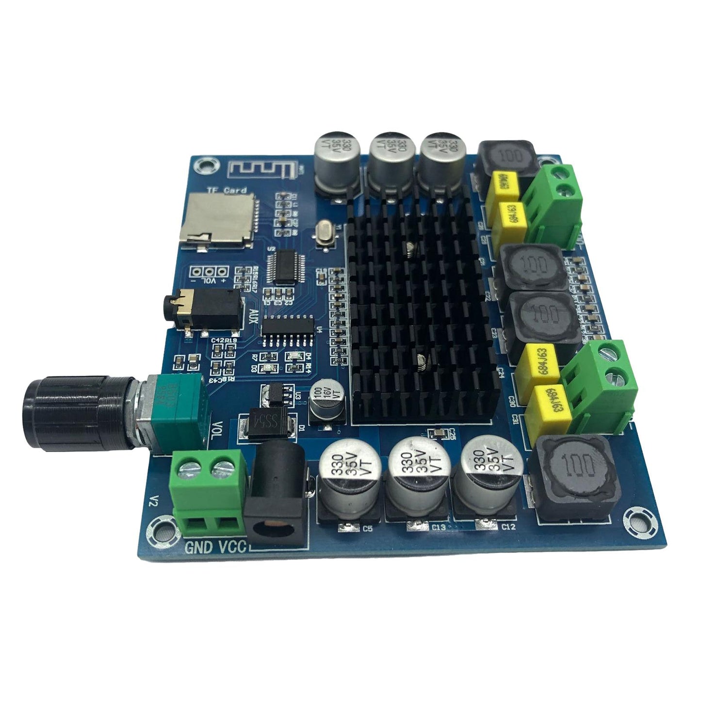 2 x 100W Two Channel Amplifier Board Digital Subwoofer for DIY Store Theater