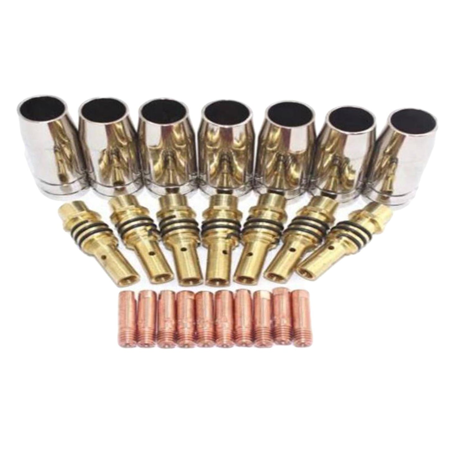 Metal MB15AK Welding Torchs Nozzles Equipment Accessories Kits Welding Job 24 piece set