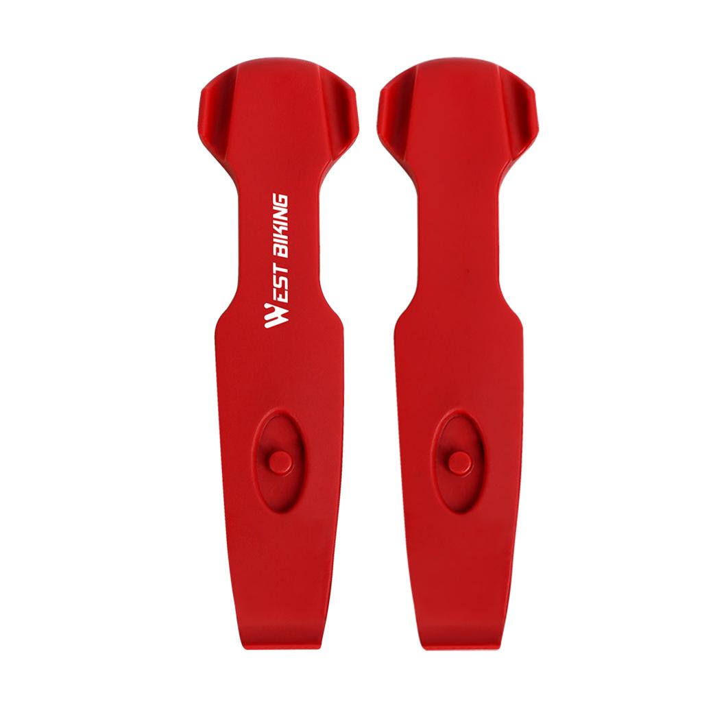 2 Packs Bicycle Tire Tyre Lever Opener Breaker Wheel Spoke Repair Tool Red