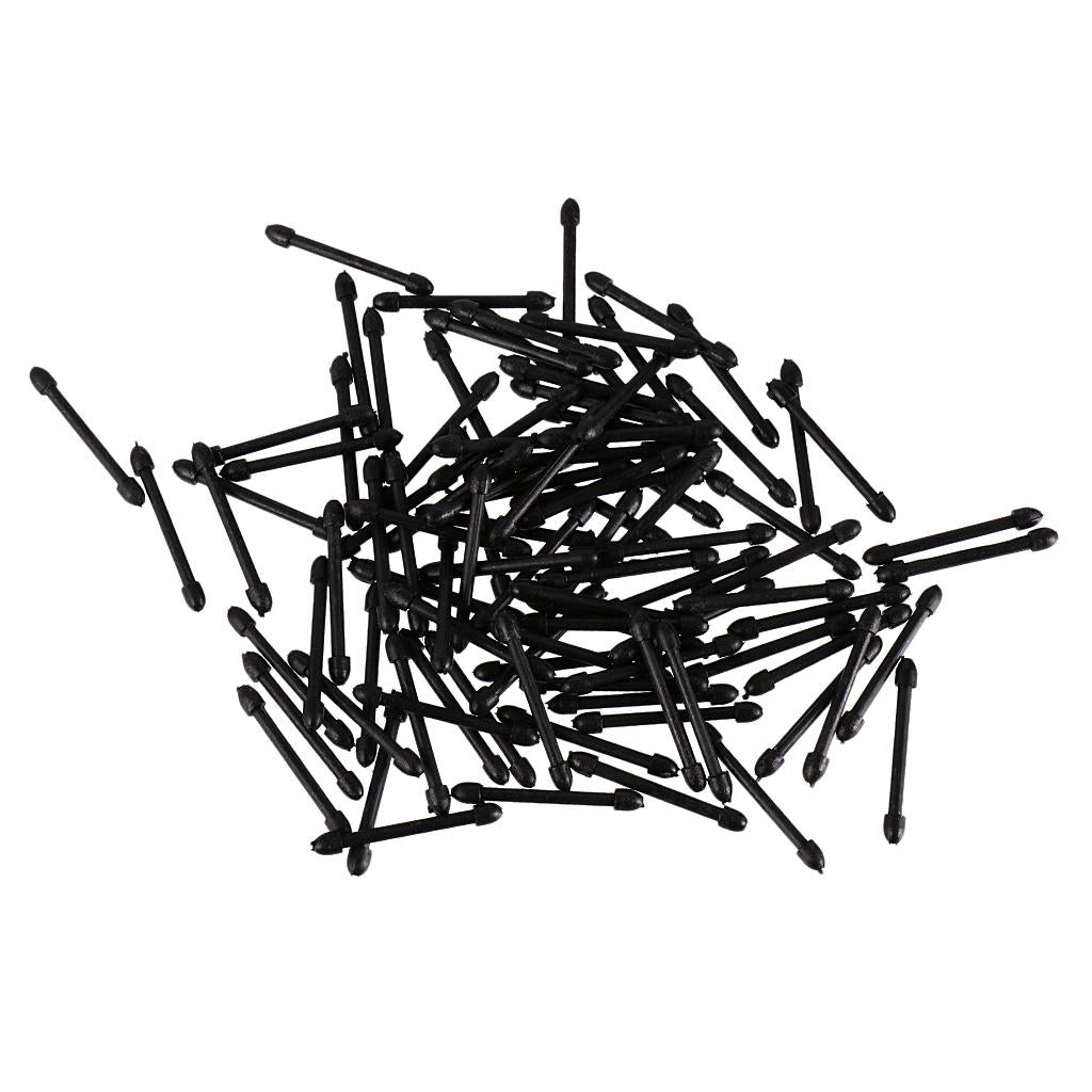 100pcs Plastic Space Bean Connector Rolling Fishing Float Accessory