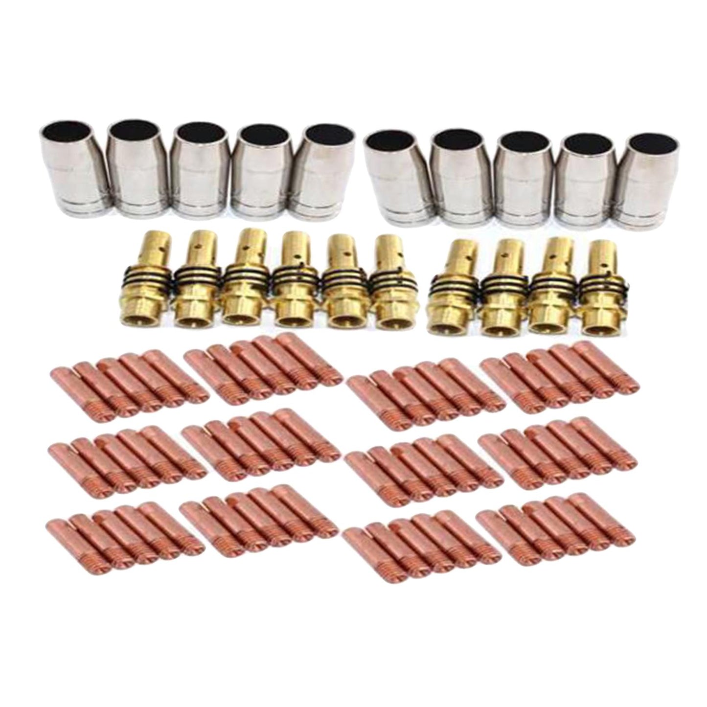 Metal MB15AK Welding Torchs Nozzles Equipment Accessories Kits Welding Job 80 piece set