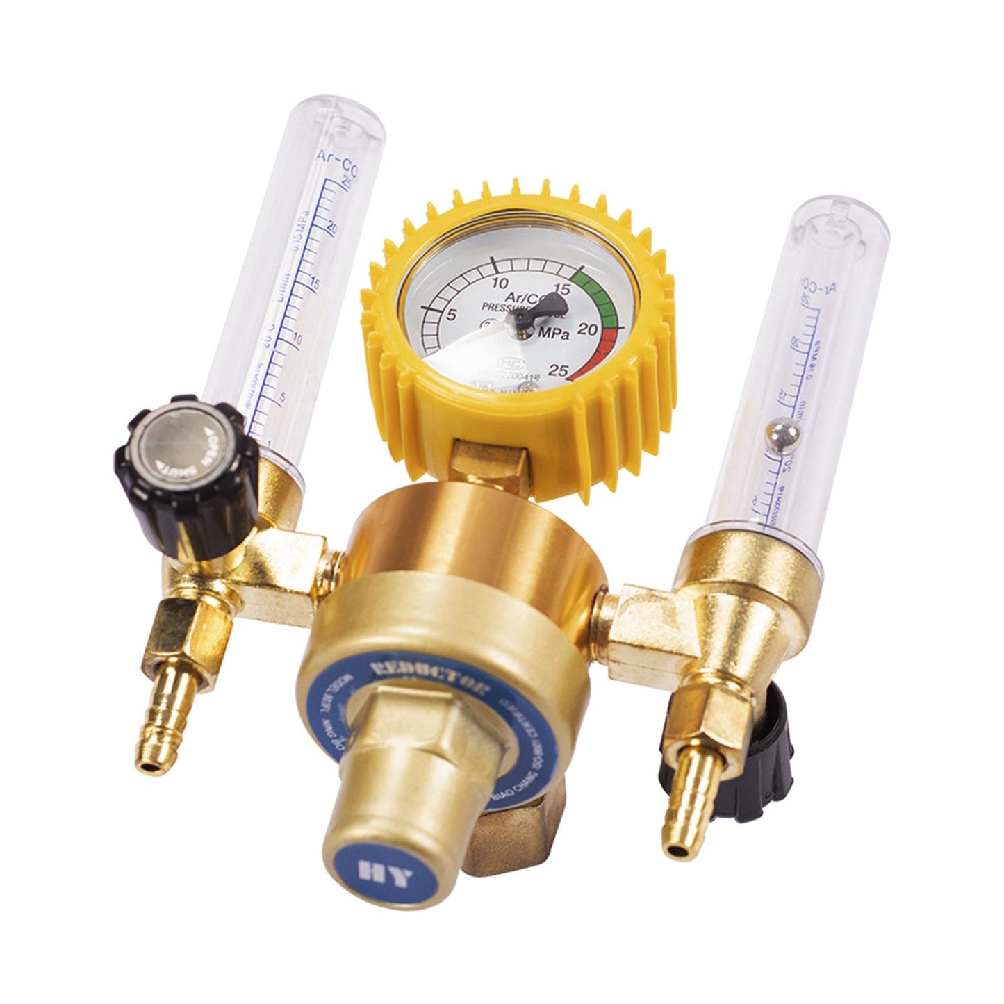 Pro Argon CO2 Gas Regulator Control Valve Double Tube Welding Accessories
