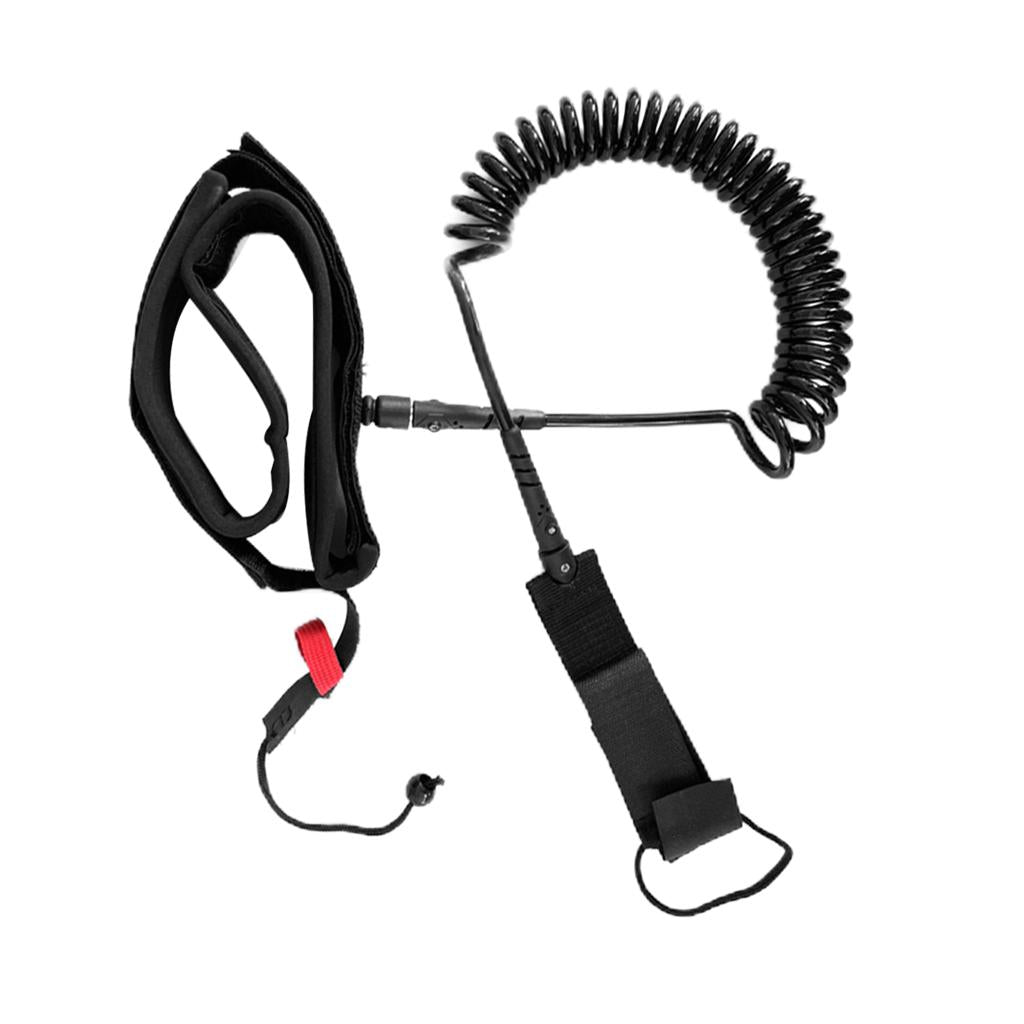 10 Feet Surfboard Waist Stretch Rope Adjustable Leash TPU Stand up Paddle