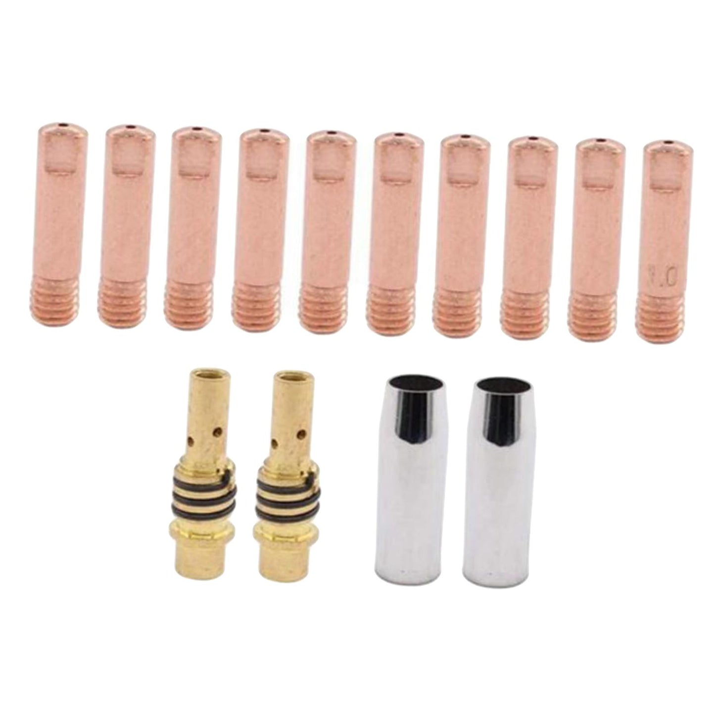 Metal MB15AK Welding Torchs Nozzles Equipment Accessories Set Welding Job 14 Pcs A