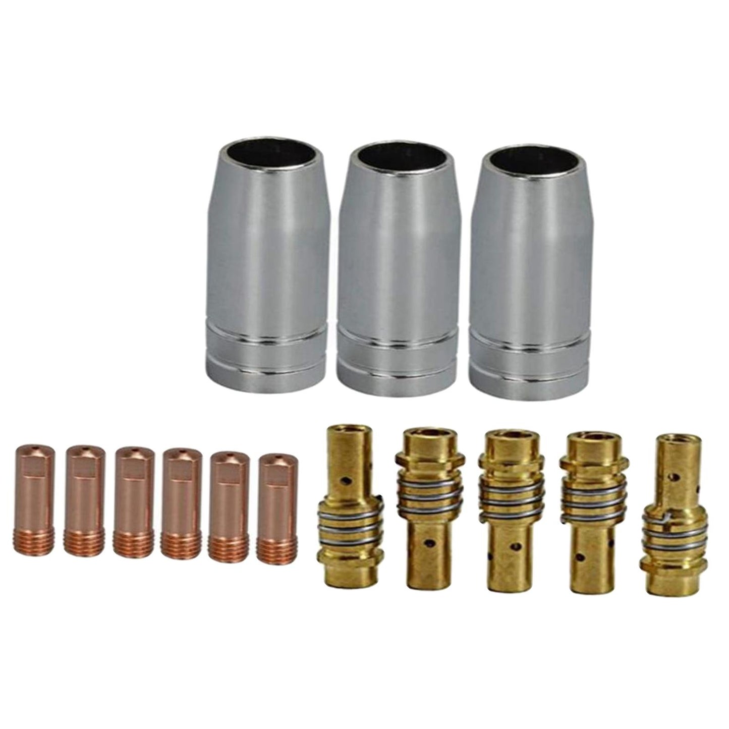 Metal MB15AK Welding Torchs Nozzles Equipment Accessories Set Welding Job 14 Pcs B