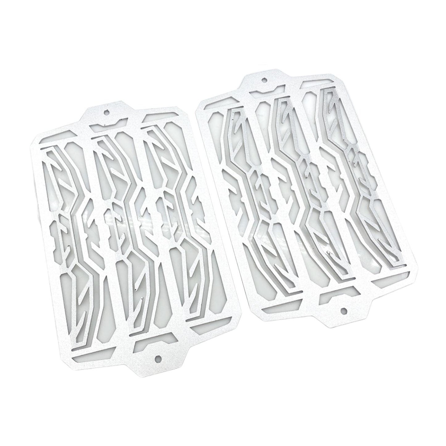 1 Pair Motorcycle Radiator Guard Cover for Triumph Tiger 900 Rally Tiger 900 Silver