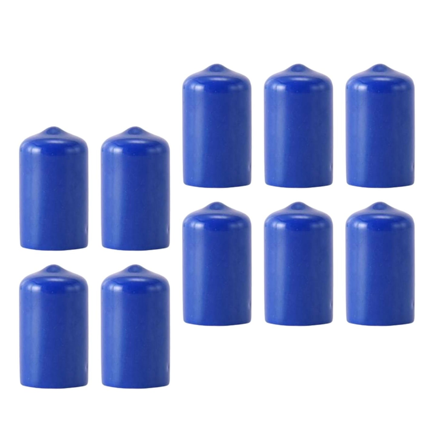 10Pcs Rubber Cue Cover Protector Head Cover Pool Billiard Protective blue 12mm