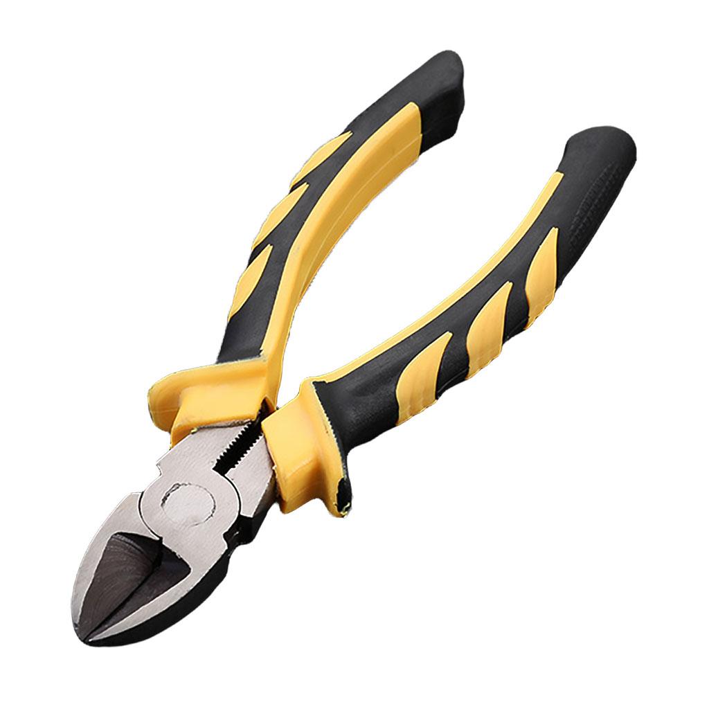 Heavy Duty Combination Pliers with Wire Stripper for Electrician Tools 8 inch oblique head