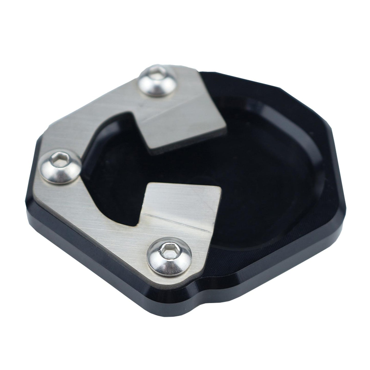 Aluminum Kickstand Enlarger Plate Anodizing for BMW S1000XR 2020-2022 Black