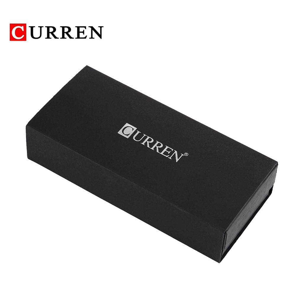 CURREN Watch Box Cardboard Paper Watch Storage Case Black