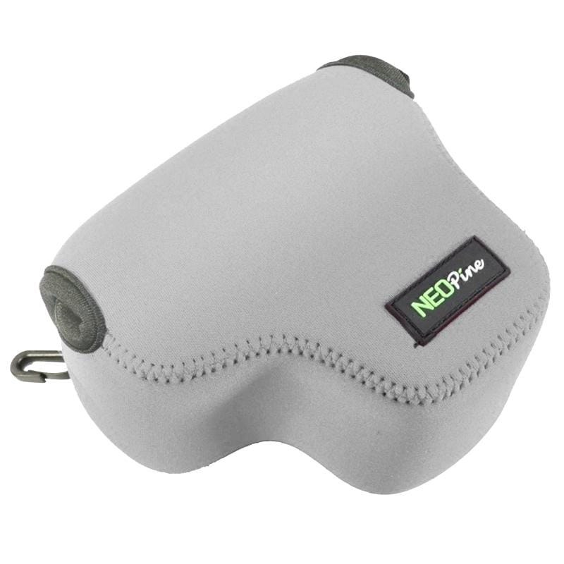 NEOpine Neoprene Shockproof Soft Case Bag with Hook for Canon PowerShot G3X Camera (Grey)