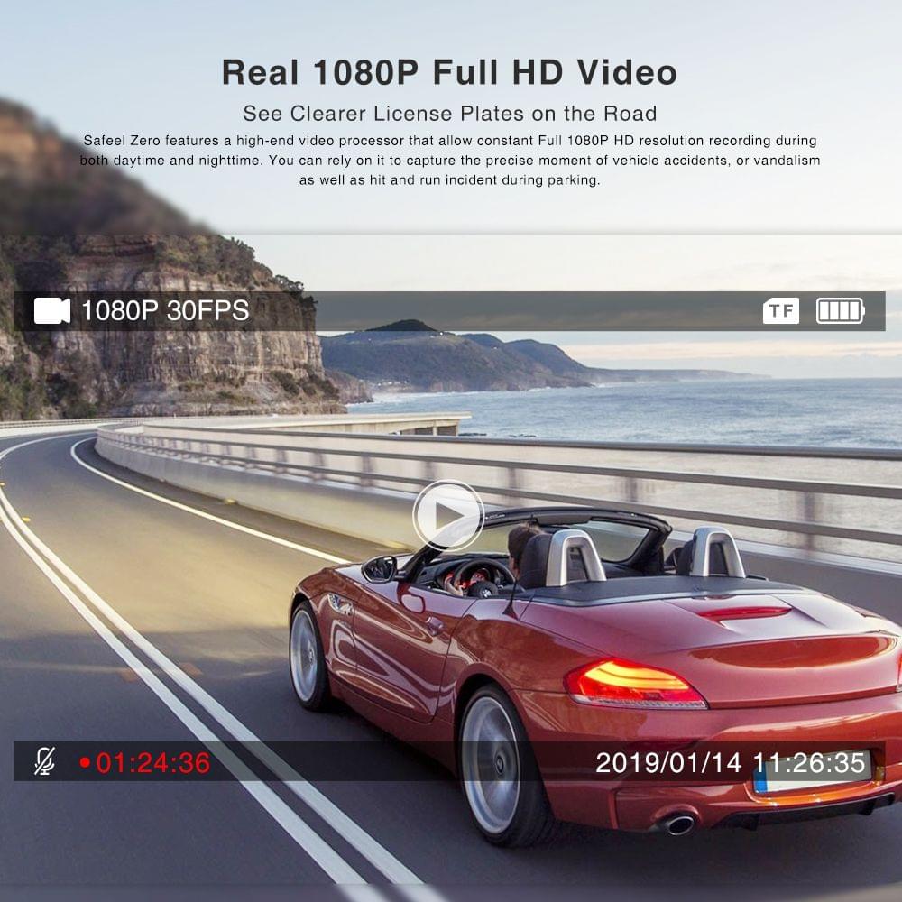 ThiEYE Safeel FHD 1080P Dash Cam Car DVR Camera Recorder - Not Support WiFi