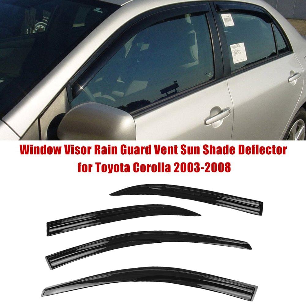 Window Visor Rain Guard Vent Sun Shade Deflector for Toyota