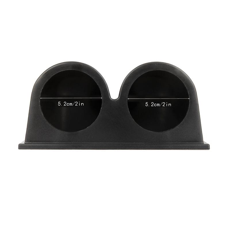 Double Dual Auto Car Gauge Meter Pod Holder Cup Mount 2"