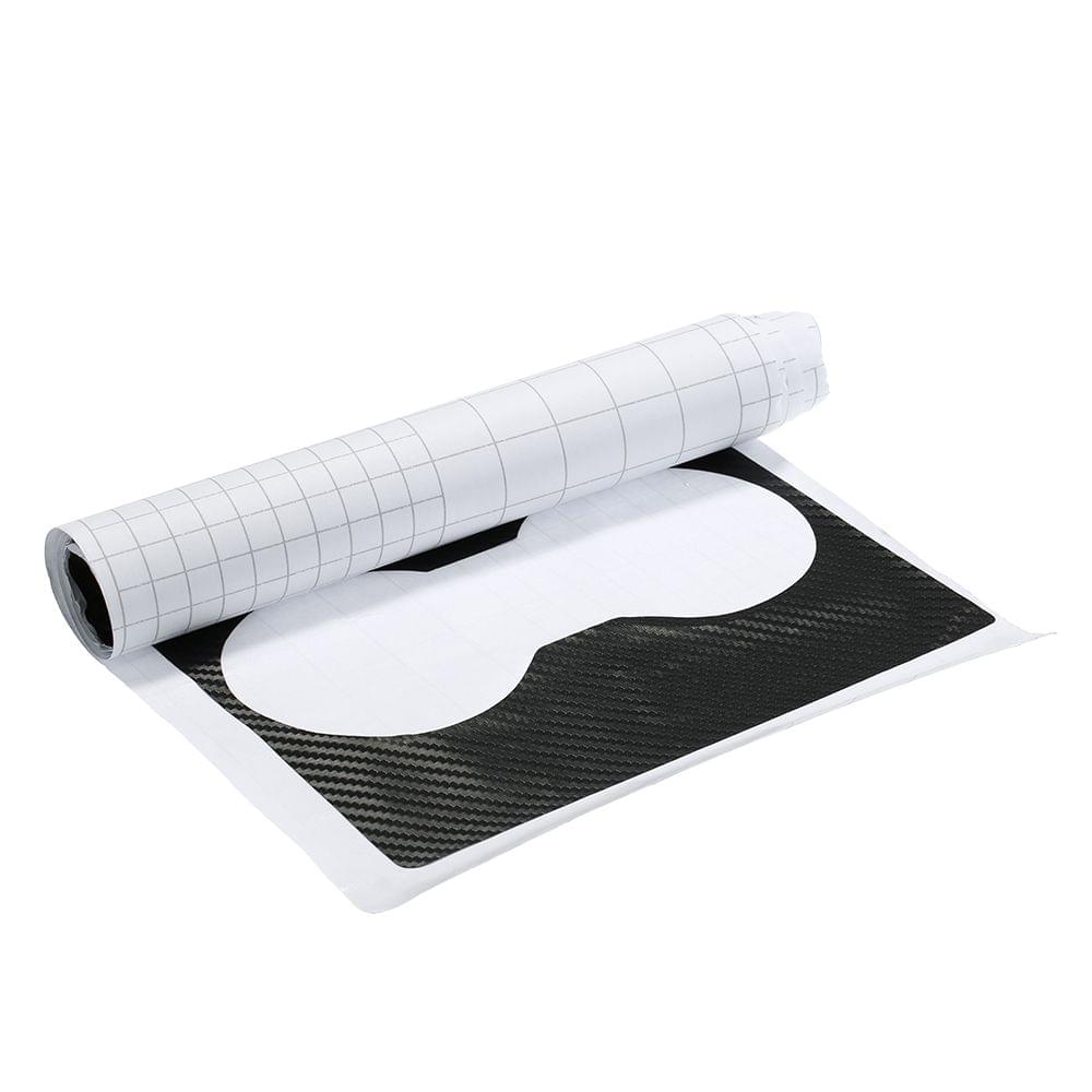 Center Console Wrap Kit Carbon Fiber Sticker Fit for Tesla - 3D