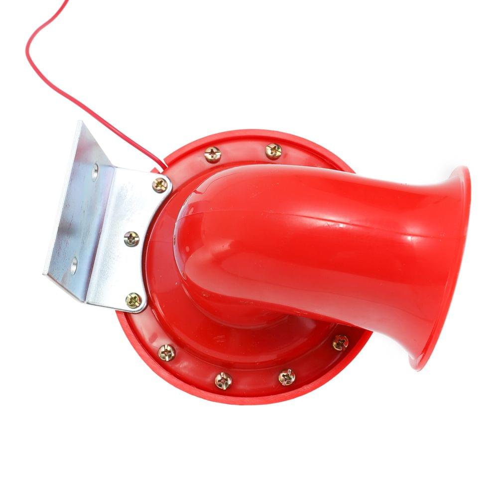 Loud 200DB 12V/24V Red Electric Bull Horn Air Horn Raging - 2
