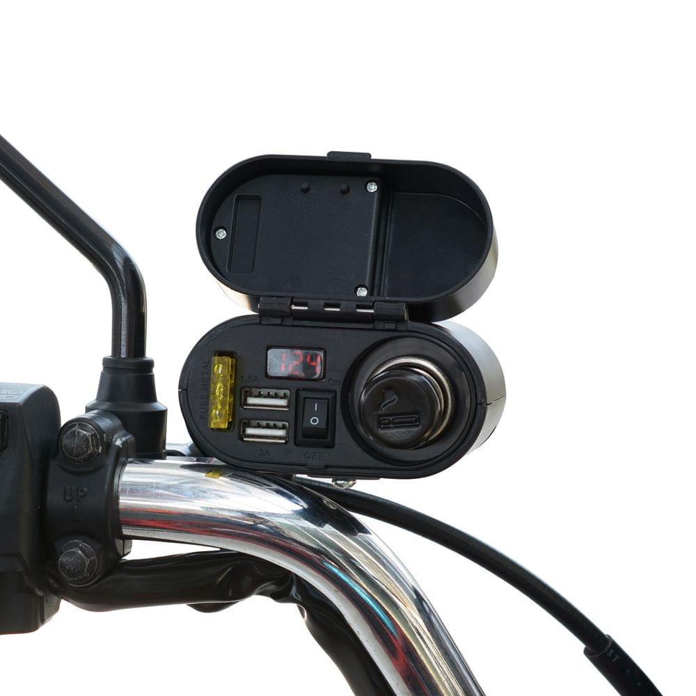 Digital LED Display Multifunction Motorcycle Waterproof