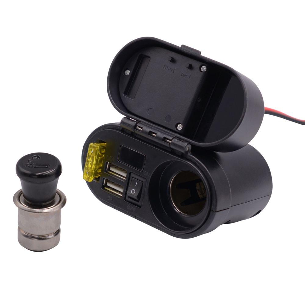 Digital LED Display Multifunction Motorcycle Waterproof