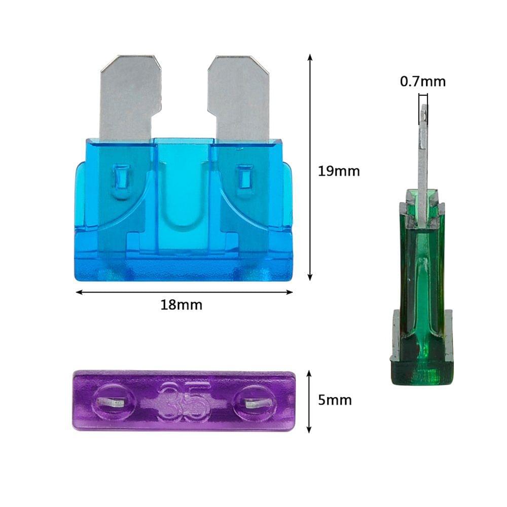 105Pcs Blade Car Fuses Assortment Kit Fuse Holders