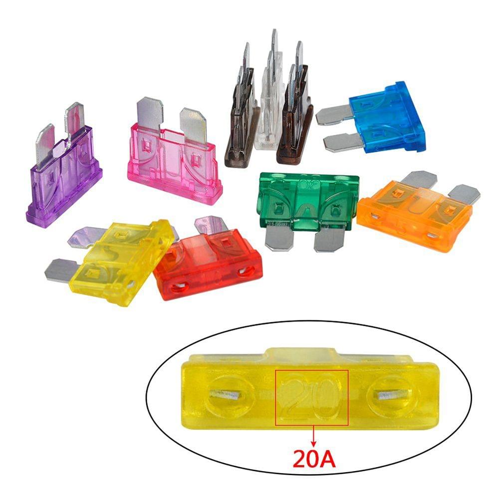 105Pcs Blade Car Fuses Assortment Kit Fuse Holders