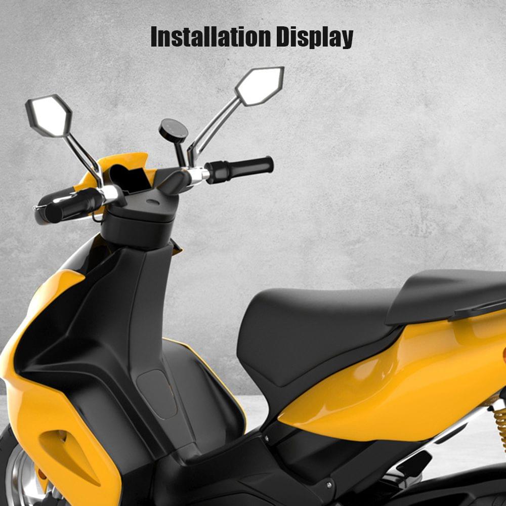 Motorcycle Voltmeter Time Temperature Display Table LED