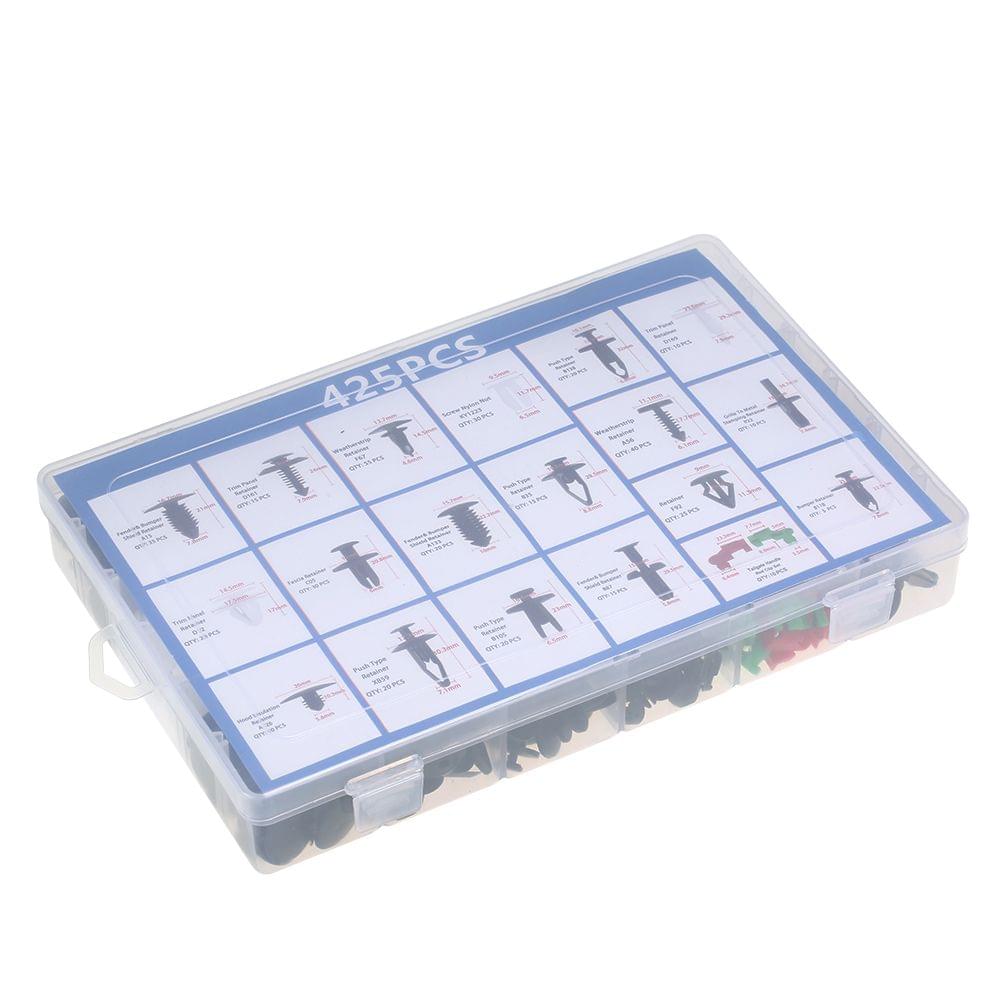 460Pcs Plastic Fasteners Kits & Trim Removal Tool Retainer