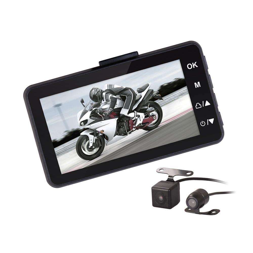 ThiEYE 1080P Motorcycle DVR Driving Recorder Front Rear View