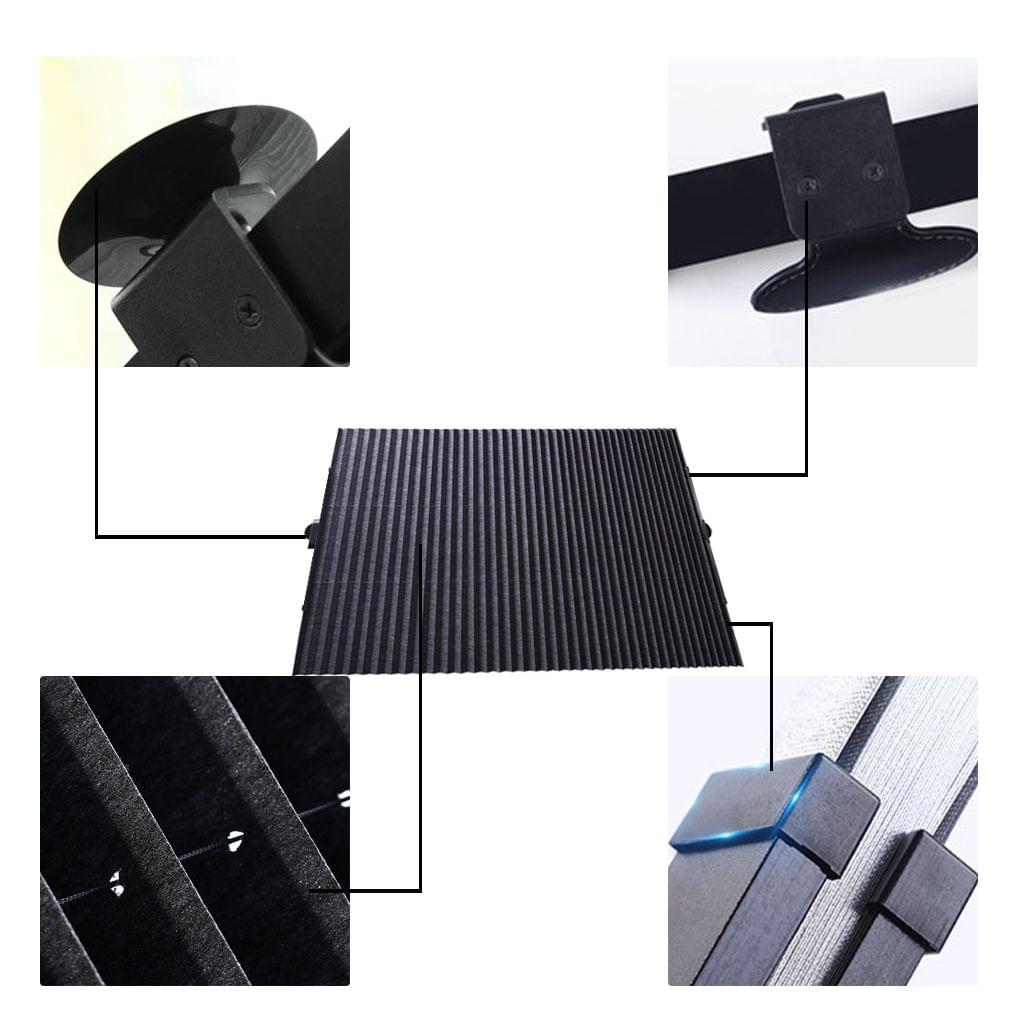 Car Window Sun Shade Retractable Foldable Windshield Cover - Universal single wire box 460mm