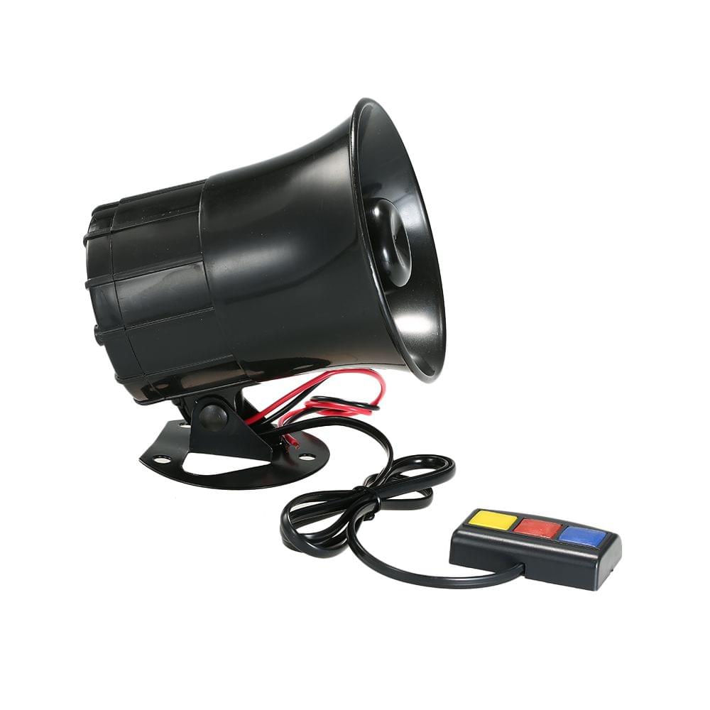 DC 12V 3 Tone Sounds Loud Speaker Security Warning Siren
