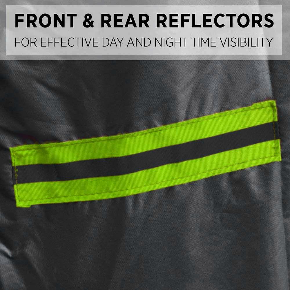 Car Cover Full Sedan Covers with Reflective Strip Sunscreen - XL