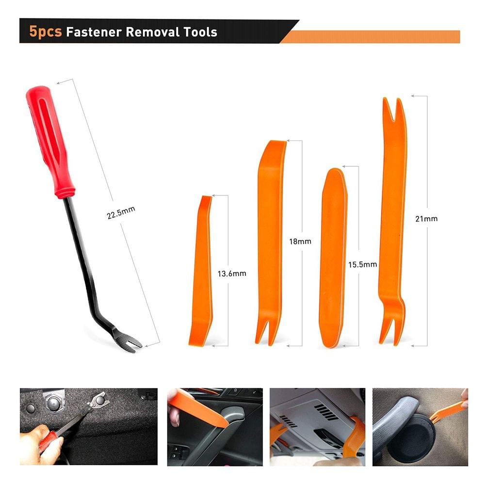 415Pcs Assorted Car Body Plastics Push Retainer Pin Rivet