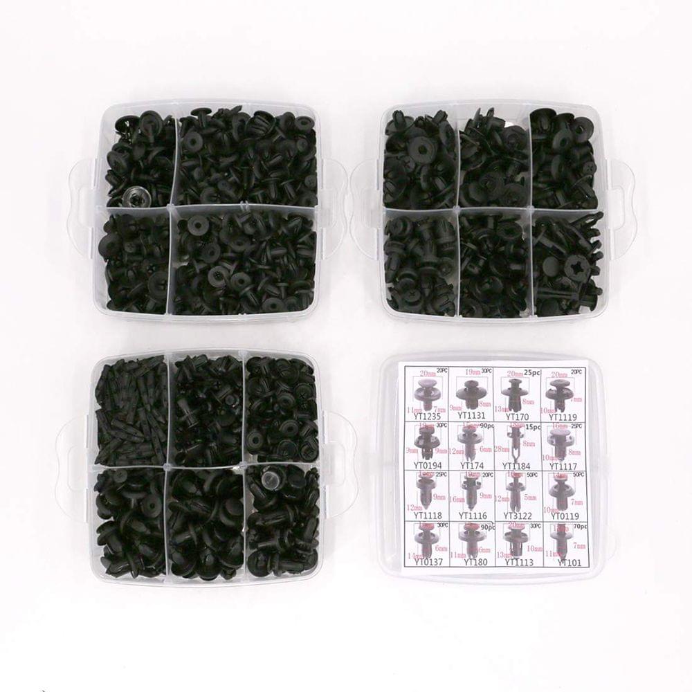 620Pcs Assorted Car Body Plastics Push Retainer Pin Rivet - 3