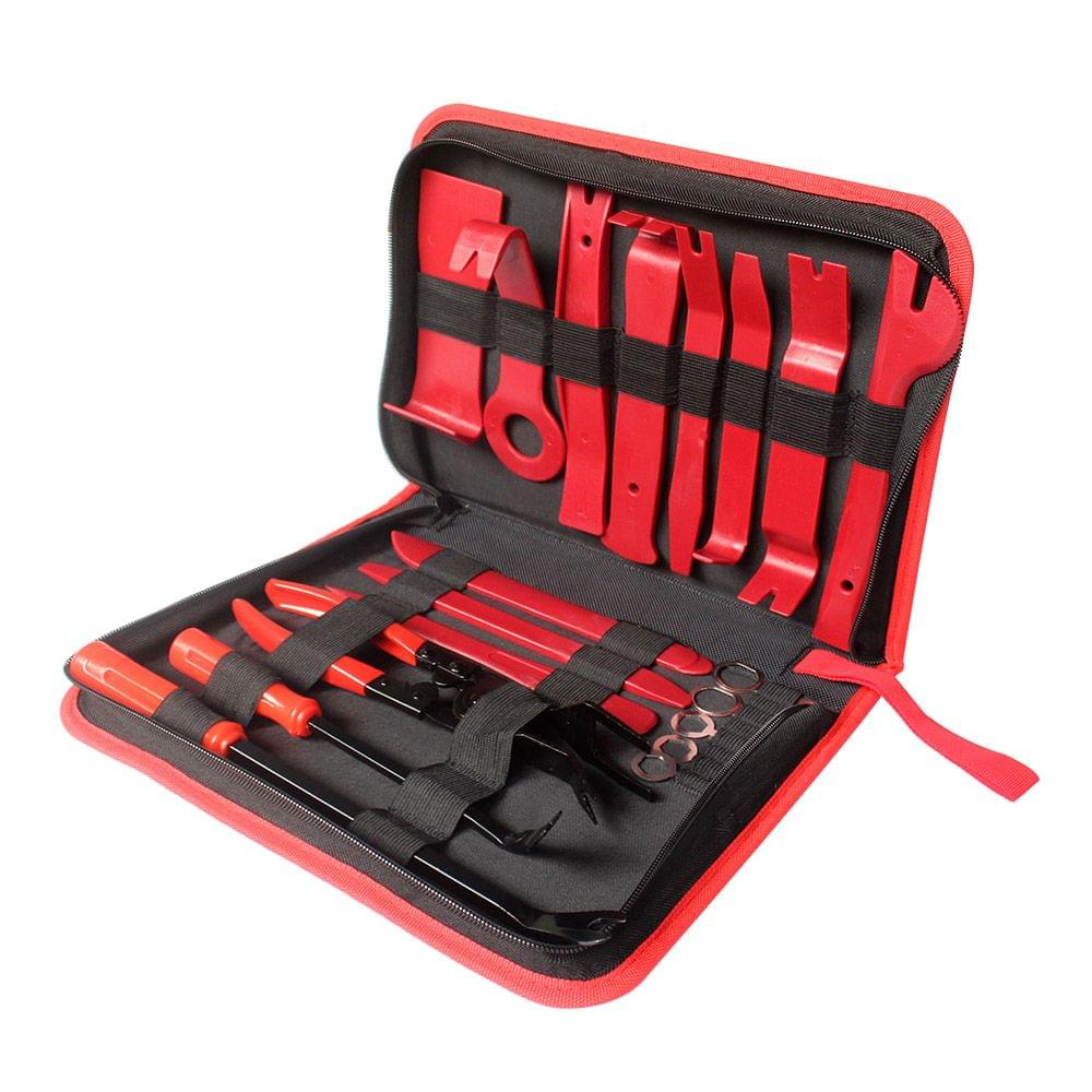 Vislone 19Pcs Trim Removal Tool Kit Auto Car Audio Radio - 19Pcs