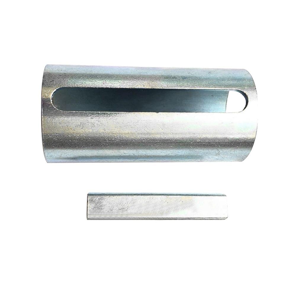 1" to 1-1/8 inch 1/4" w/Step Key Gas Engine Pulley Crank