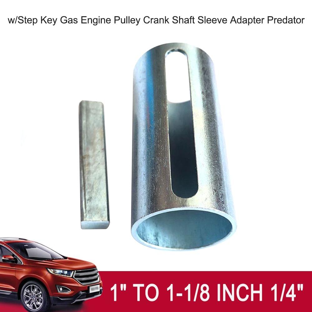 1" to 1-1/8 inch 1/4" w/Step Key Gas Engine Pulley Crank