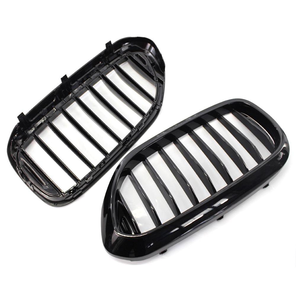 2Pcs Bright Black Front Kidney Grille for BMW 540i 530e G30