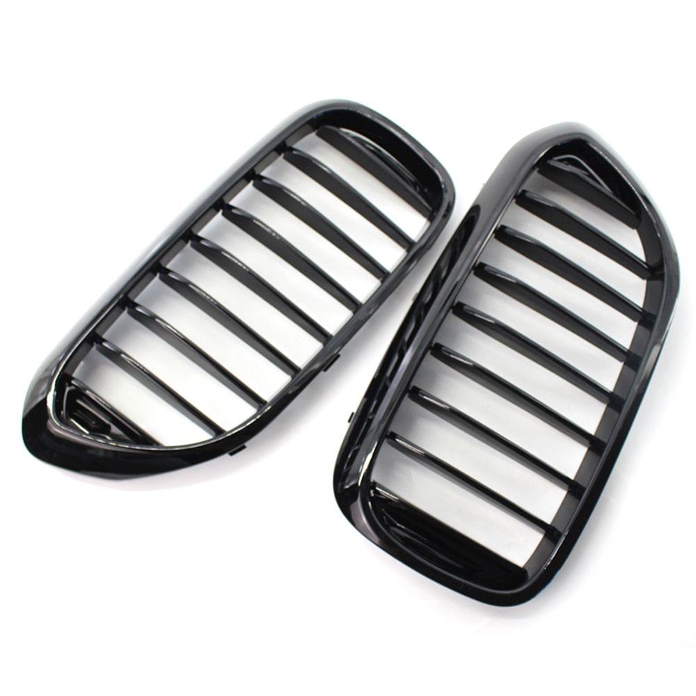 2Pcs Bright Black Front Kidney Grille for BMW 540i 530e G30