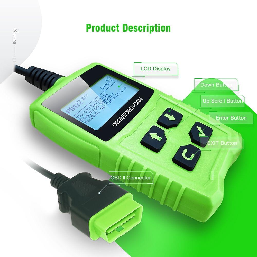 JDiag Universal Code Readers JD101 Engine Scan Tool Check