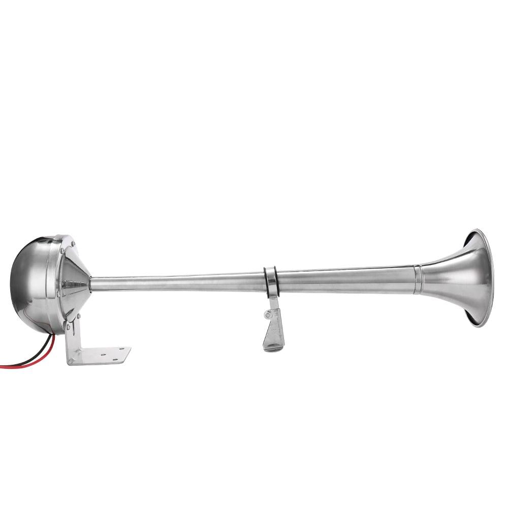 180dB Boat Trumpet 12V/24V Electric Single Air Horn Marine - 12V