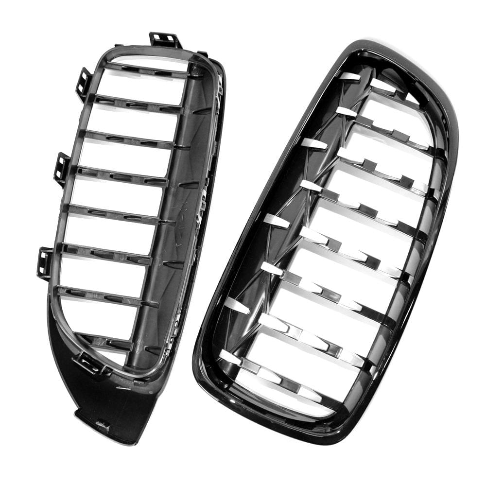 New Semi-plating Front Dual Kidney Grill Grille Fit for BMW